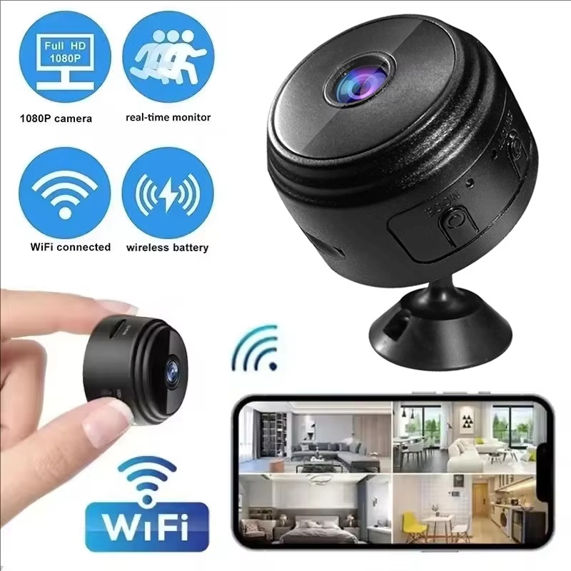 Home Cinema Wireless - A9 Mini Kameralar 1080P WiFi Akıllı