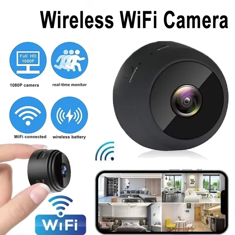 Home Cinema Wireless - Yeni A9 Kamera Wifi 1080p HD