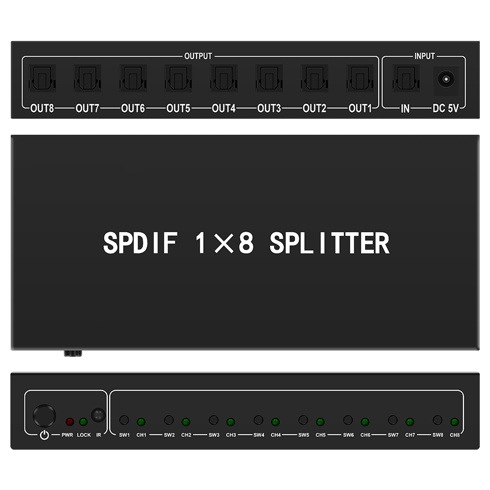 Home Cinema Hall - Optik ses dağıtıcı kablosu, 1 in