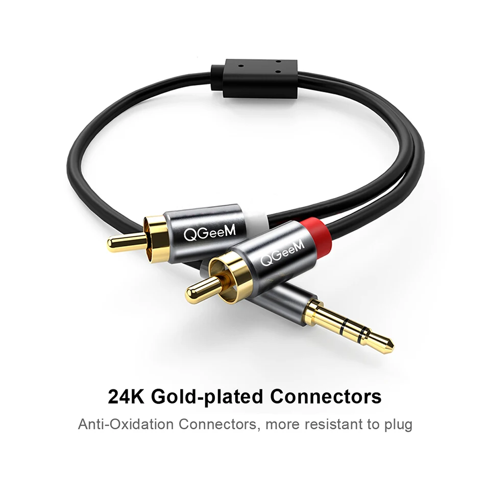 QGeeM RCA Kablosu 2RCA - 3.5mm - Home Cinema Hall incelemesi ve fiyatı