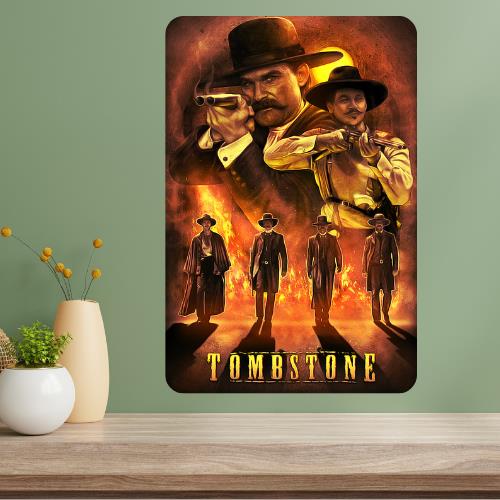 Tombstone Klasik Film Metal Po - Home Cinema Decor incelemesi ve fiyatı