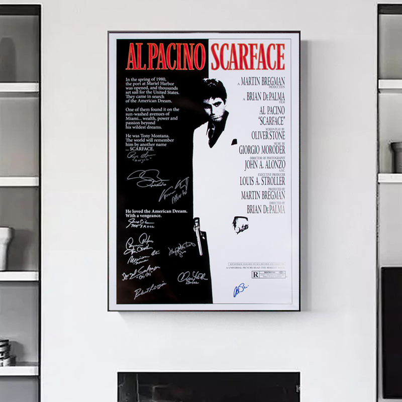 Signature Movie Scarface Resim - Home Cinema Decor incelemesi ve fiyatı