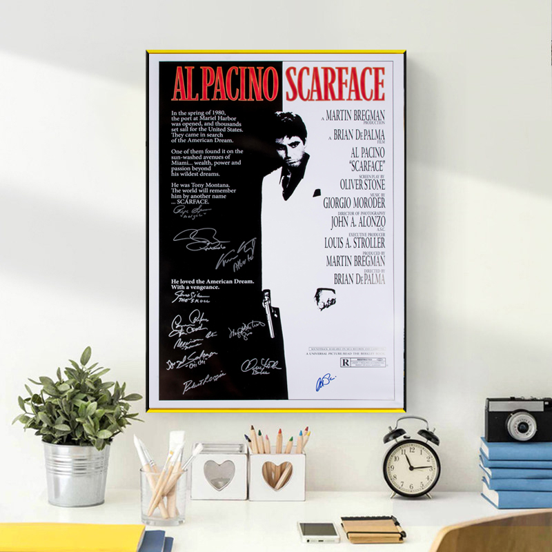 Signature Movie Scarface Resim - Home Cinema Decor incelemesi ve fiyatı