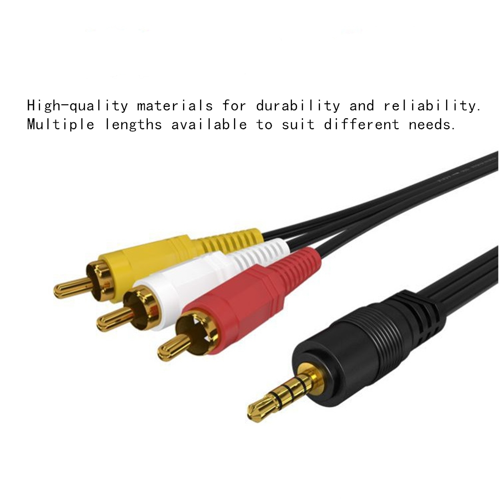 3.5mm 3 RCA Ses Video Kablosu  - Home Cinema Hall incelemesi ve fiyatı