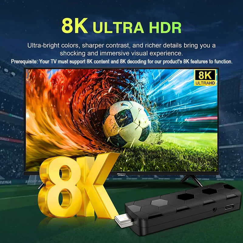 Android 16 8K Ultra HD TV Stic - Home Cinema Media Player incelemesi ve fiyatı
