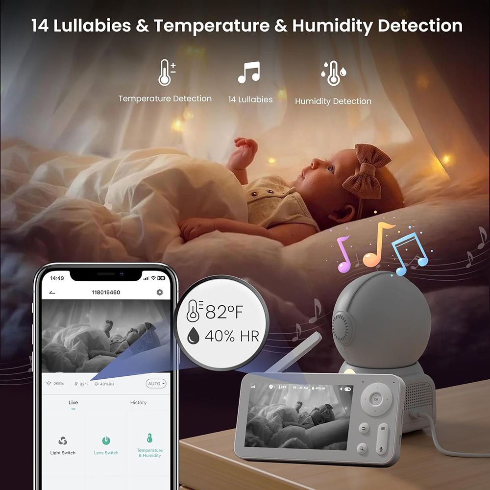 2 Kamera ve Sesli 2K Bebek Mon - Home Cinema Wireless incelemesi ve fiyatı